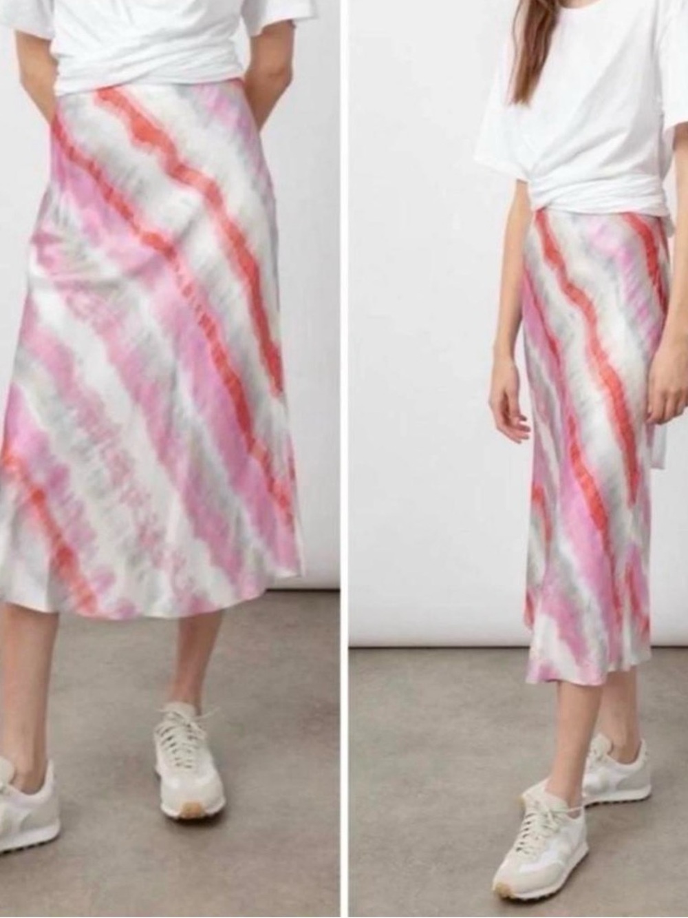RAILS Tie-Dye Midi Skirt in XS